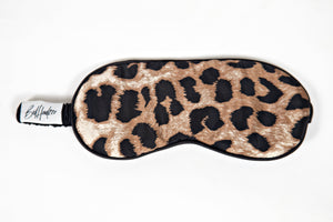 silk leopard eye mask
